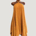 Women's Yellow Floral Print Sundress