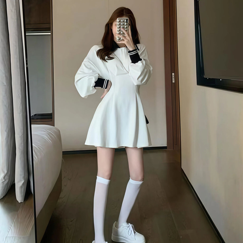 Striped Casual Sports Dress