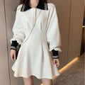 Striped Casual Sports Mini Dress