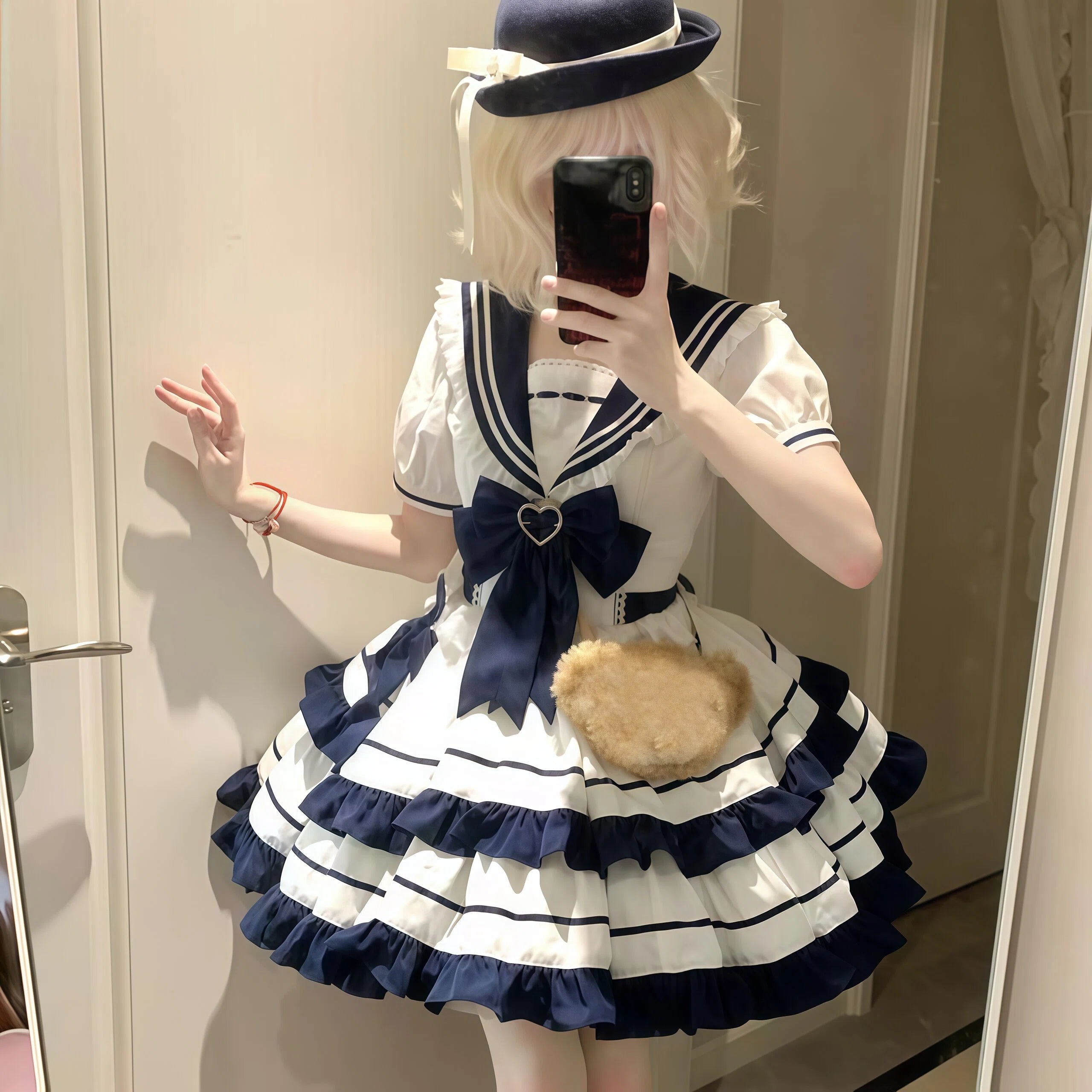 Women's Sailor Collar Lolita Dress