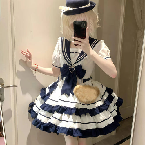 Women's Sailor Collar Lolita Dress