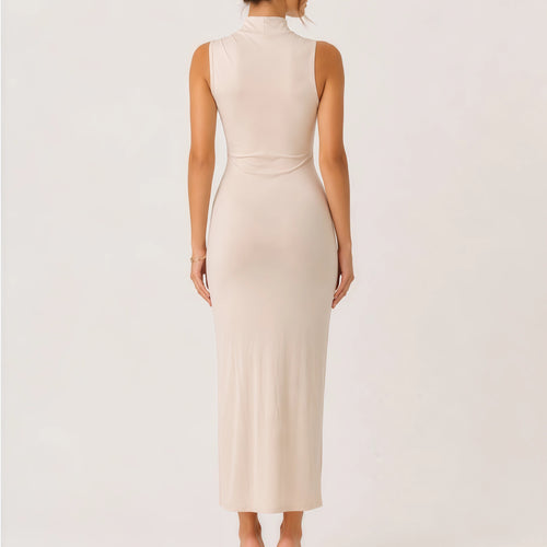 Women's Sleeveless Slit Maxi Dress