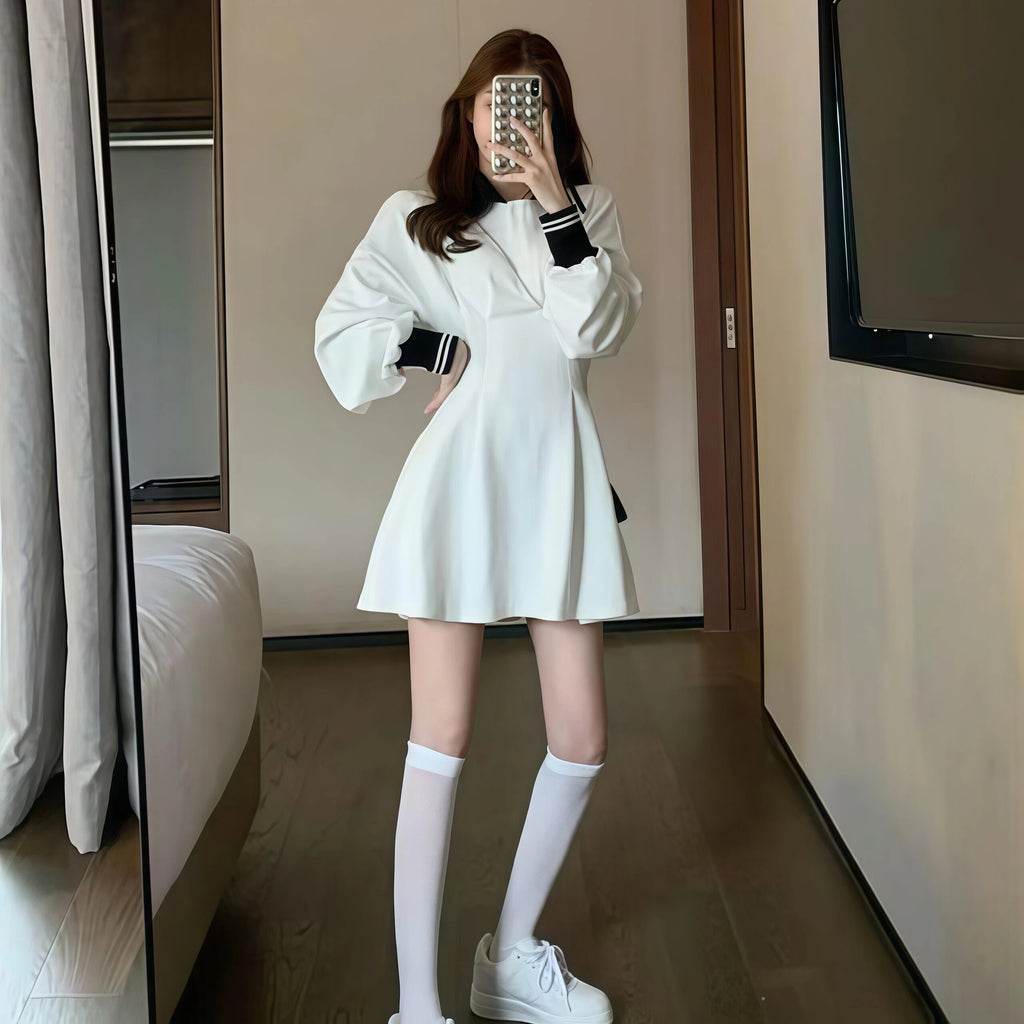 Women's Striped Casual Sports Dress