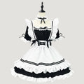 Classic Black and White Ruffled Maid Outfit